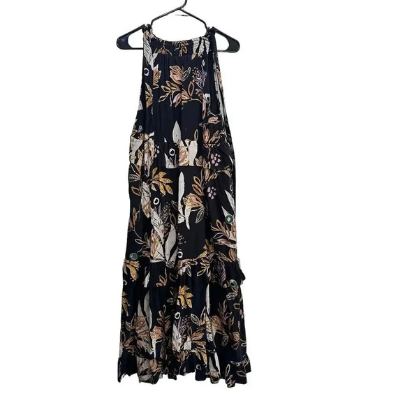 Free People Tiered Floral Sleeveless Anita Floral Print Maxi Dress Size XS - Picture 2 of 6